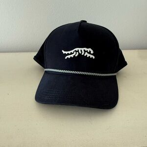 Sun Day Red Icon Performance Rope 5 Panel Navy White snap back adjustable hat